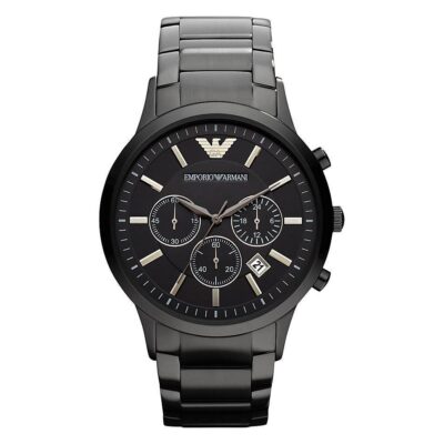 Emporio Armani Men's Black Chronograph Watch - AR2453